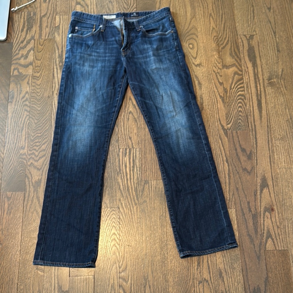 Ag Adriano Goldschmied Protege Blue Straight Jeans